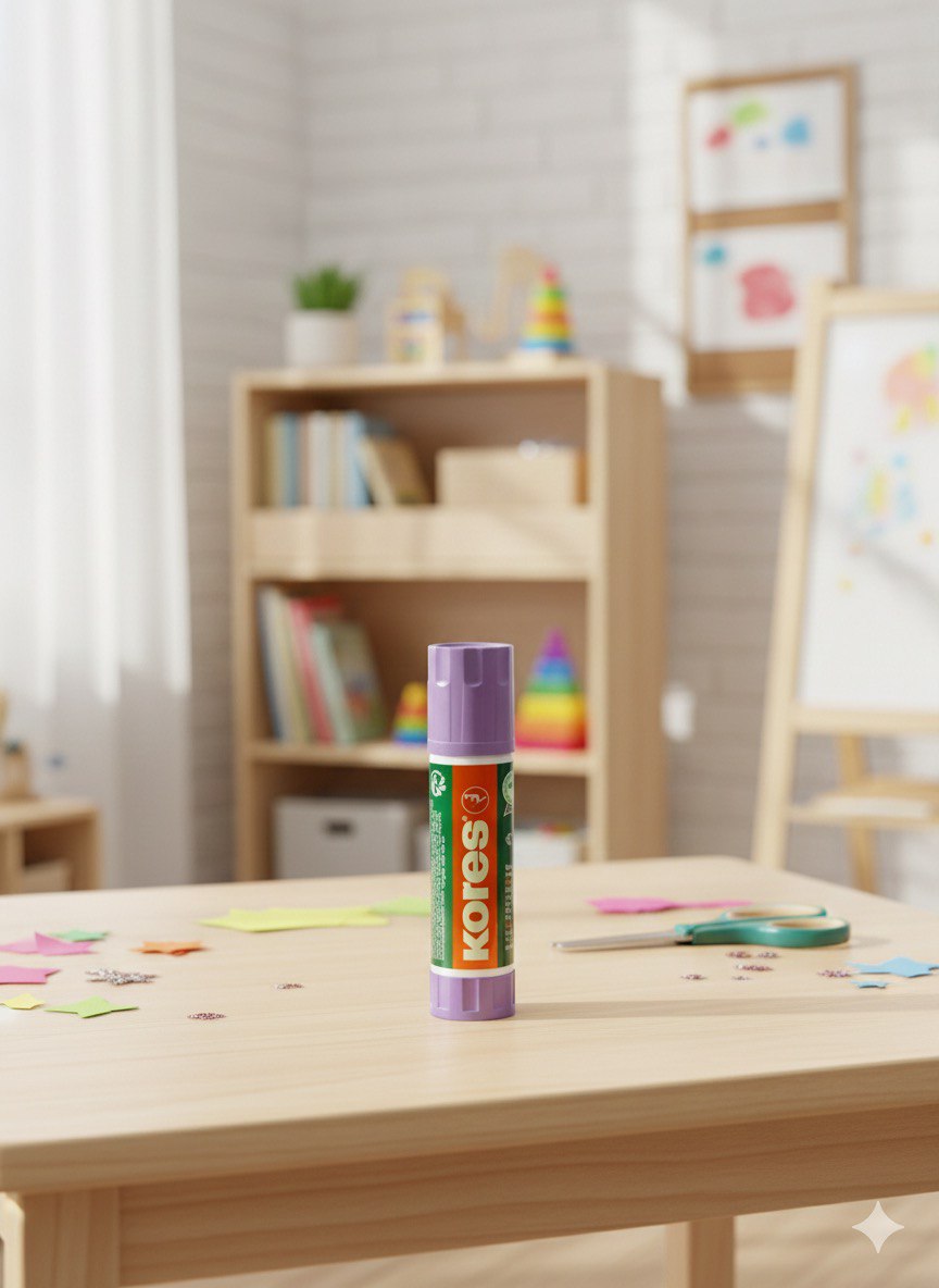 Kores Pastel Renk Stick Yapıştırıcı 20 gr