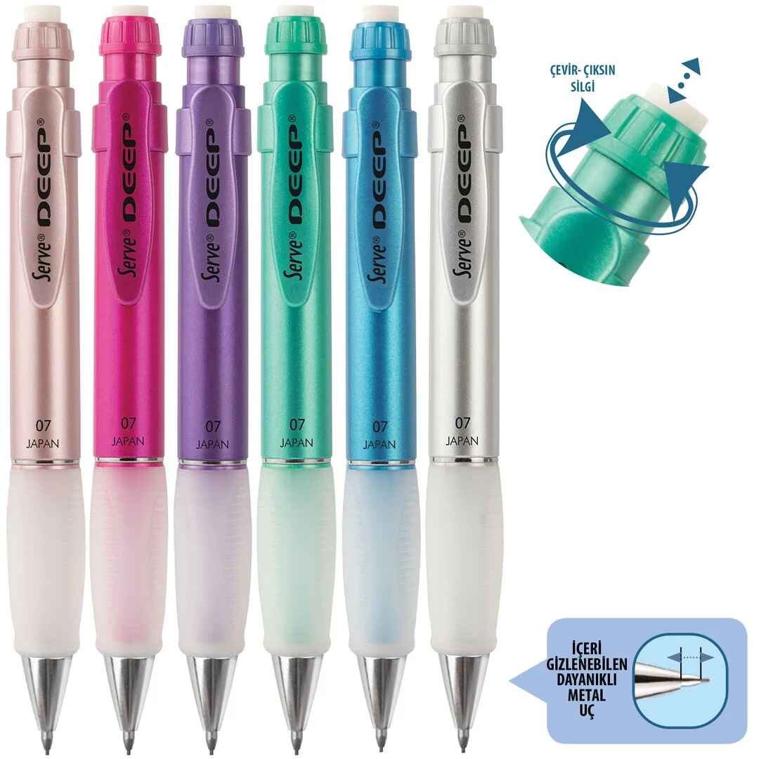 Serve Deep 0.7 mm Versatil Kalem